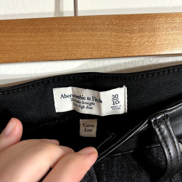 Abercrombie Curve Love Ankle Straight Ultra High Rise - Picture 3 of 5